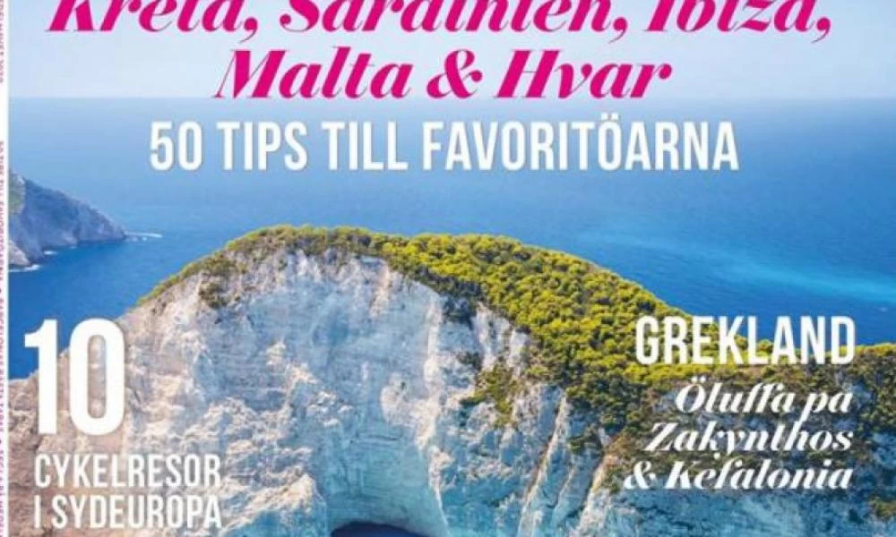 Σουηδικό περιοδικό προβάλει την Ελλάδα εν μέσω κορoνοϊού - Αφιέρωμα σε Ζάκυνθο, Κεφαλονιά, Κρήτη